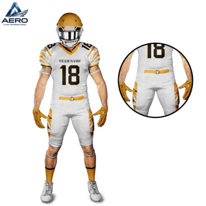 Uniforme de Fútbol Americano Personalizado Sublimado, Estilo Profesional, Duradero, de Alto Rendimiento y Cómodo para Equipos Deportivos - Product Image 5