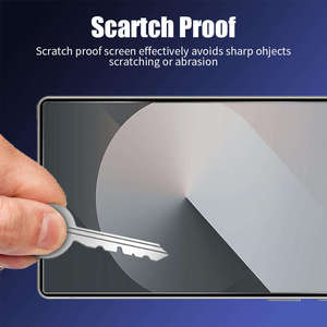Protection d'écran en verre trempé HD transparent 2.5D 9H avec cadre d'installation pour Samsung S25 S26, déverrouillage par empreinte digitale, lot de 2 - Product Image 3