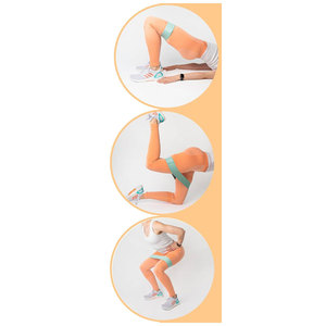 Wholesale Set 3 Long Fabric Resistance <b>Bands</b> for Home Fitness Hip <b>Workout</b> Pull Assist Booty Gym Training Elastic Yoga Gym <b>Bands</b> - Product Image 6