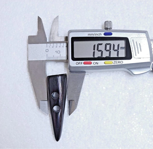 100% vrai bouton à bascule en corne de buffle 2 pouces bouton de taureau Style artisanat poli cousu amour Style corne de taureau artisanat naturel FWE - Product Image 6