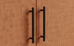 Modern 2 Door Solid Oak Sideboard Cabinet <b>for</b> Living Room-Water Resistant <b>Storage</b> with Minimalist Design - Product Image 3