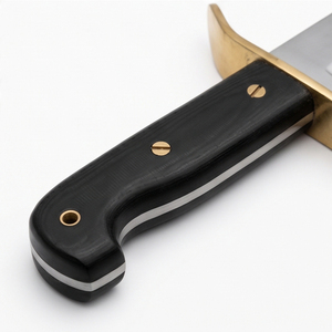 Couteau de randonnée Bowie en acier inoxydable, design utilitaire pour le camping en plein air, poignée confortable et étui inclus - Product Image 4