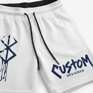 Custom <b>White</b> Athletic <b>Shorts</b> Wholesale <b>Mens</b> Activewear Training Gym <b>Shorts</b> Sublimation Printed Casual Sportswear Breathable - Product Image 5