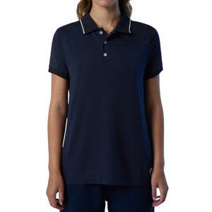 Chemise à manches courtes à col en jersey pour femme, toucher doux, tricotée, légère, coupe ajustée, chic décontractée, couleurs personnalisées, vente en gros - Product Image 5