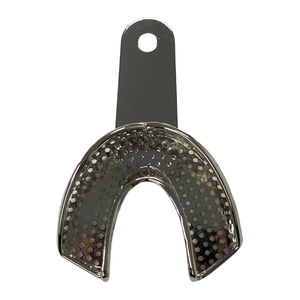 Nueva Bandeja de Impresión Perforada de Metal para Odontología, Diseño Duradero para Laboratorio Dental y Cuidado de Dientes - Product Image 3