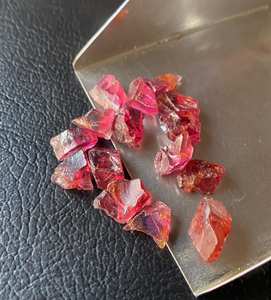 Rhodolite Garnet <b>Raw</b> <b>Crystals</b> Natural Rough Gemstones Loose Healing Stone Mineral Specimen Bulk Wholesale Supplier - Product Image 5