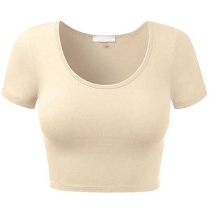 Camiseta Corta para Mujer, Precio Ajustable, Alta Calidad, Transpirable, Ligera, en Oferta, Totalmente Personalizable - Product Image 3