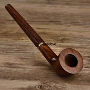 Pipa de Tabaco de Madera Lacada Ecológica Hecha a Mano, Madera Natural, Estilo Rústico Moderno, Regalo para Coleccionistas, Artesanía Premium de Tradebyd - Product Image 3
