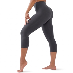 Leggings tricotés taille haute personnalisés pour femmes, respirants et extensibles, pour fabricants d'articles de sport en marque blanche - Product Image 3