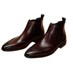 Chaussures habillées pour hommes en cuir véritable, bout rond, style bureau, fabricant OEM - Product Image 5