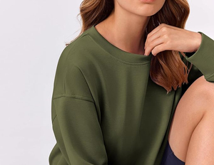 Sudadera corta para mujer, estilo urbano, informal, moderna, para uso diario. - Product Image 2