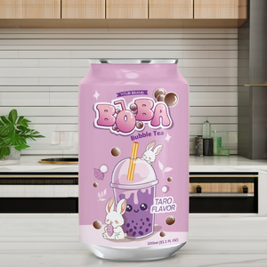 <b>Bobba</b> Tea Tan Do Beverage 330ml Can Fruit Juice Flavors Halal/FSSC Certified 24-Month Shelf Life Hanoi Vietnam - Product Image 2