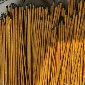 Mango de escoba de madera natural, varilla de madera maciza para herramientas de limpieza, repuesto para fregonas y escobas - Product Image 4