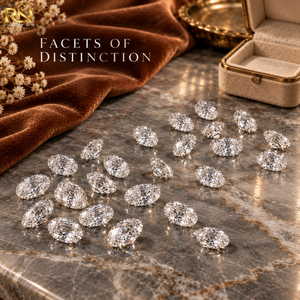Diamant ovale de 8,75 carats de couleur DEF, cultivé en laboratoire, tailles rares |   Détails de précision et mesures personnalisées pour la création de bijoux - Product Image 4