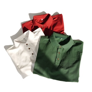 Chemises pour hommes personnalisées de haute qualité, en polyester tricoté premium 220 GSM, avec logo imprimé par transfert thermique, poche respirante, manches courtes - Product Image 2