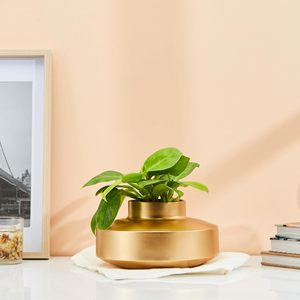 Pot de fleurs en métal moderne et luxueux, plus durable et fiable, résistant à la rouille, pour le salon, la terrasse, la décoration de la maison - Product Image 5