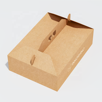 Boîte à emporter pour boulangerie en kraft écologique de qualité alimentaire avec insert recyclable et biodégradable pour l'emballage de cupcakes et de desserts