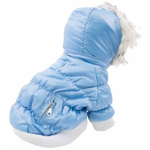 Cappotto Parka Metallico alla Moda per Animali Domestici, Abbigliamento Elegante per Animali - Product Image 2