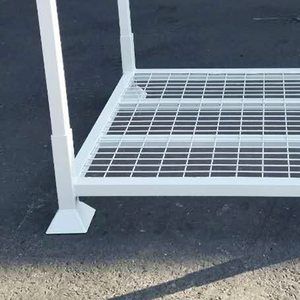 Entrepôt industriel intelligent Pliable Lourd Garage Pneu Rack Système de stockage Acier Métal Stack Rack Stockage industriel utile - Product Image 3