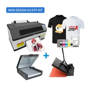 DOMSEM di alta qualità trasferimento di calore XP600 personalizzato T-Shirt stampante Dtf stampante A3 macchina da stampa digitale tessuto stampante