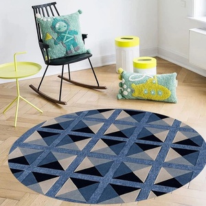 Durable Hand-Tufted Wool Rug | Long-Lasting & Resilient | <b>Round</b> - Product Image 2