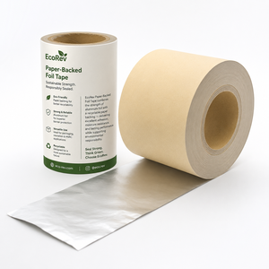EcoRev Embossed Cigarette Wrapping Laminated Aluminum Foil Packaging with Alloy 8011 Food Grade for <b>Paper</b> <b>Rolls</b> - Product Image 3