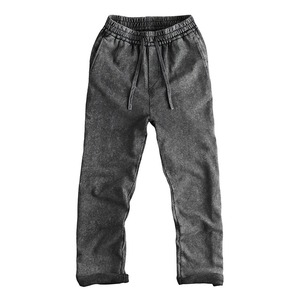 Pantalones Deportivos Casuales para Hombre, Estilo Retro Americano, 360G, 100% Algodón Lavado, Corte Holgado y Recto - Product Image 1
