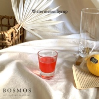 Jarabe de Sandía Bosmos en Botellas de 2.5 kg - Jarabe Concentrado para Té de Burbujas con Certificación HALAL/HACCP/ISO 22000, 12 Meses de Vida Útil