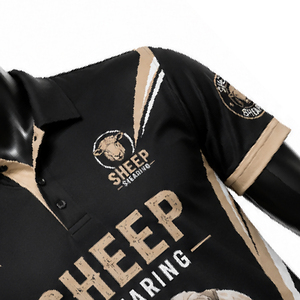 Maillot de cérémonie personnalisé pour homme avec impression par sublimation et transfert thermique, motif 'Sheep Shearing', design à queue longue, OEM ODM, vente en gros usine - Product Image 3
