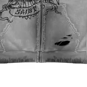 Ventes en gros de sweats à capuche pour hommes de haute qualité, 100% coton, 380g, molleton épais, impression puff, coupe classique, streetwear, logo personnalisé, couleur personnalisée - Product Image 2