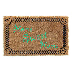 Tapete Antideslizante para Puerta, Hecho a Máquina, con Base de Goma y Fibra de Coco, Color Sólido, para Uso en el Hogar y Hoteles - Product Image 1