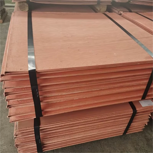 โรงงานผลิตแผ่นทองแดงแคโทดคุณภาพสูง ราคาโรงงาน ทองแดงบริสุทธิ์ 99.97% แผ่นทองแดงขนาด 4x8 นิ้ว ทองเหลือง 30 แผ่น 99 แผ่น สำหรับอุตสาหกรรมตกแต่ง - Product Image 5