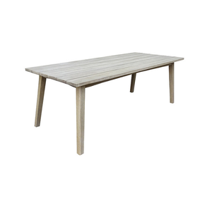 Juego de Mesa de Comedor de Madera de Teca Sólida de Lujo para Exteriores, 8 Plazas con Sillones, Estilo Costero, Muebles de Comedor para Jardín y Patio - Product Image 3