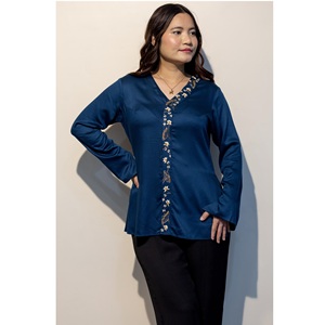Camisa de Mujer de Mezcla de Algodón, Cuello Clásico, Manga Larga, Ropa Formal e Informal, Compra Directa del Proveedor - Product Image 1
