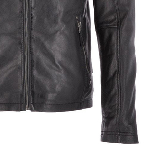 Hot Selling 100% Genuine Brown <b>Leather</b> <b>Jacket</b> for Men Patterned with Camouflage Front Logo Top <b>Leather</b> Fashion - Product Image 6