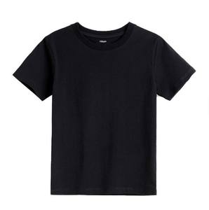 Camiseta de Manga Corta con Cuello Redondo para Niños, de Algodón Orgánico Sólido de Alta Calidad, 160g, Talla Grande, Antiencogimiento, para Niños y Niñas, Lista para Enviar - Product Image 3