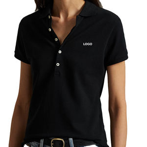 Short tricoté extensible ajusté pour femme, tendance, avec logo personnalisé, en coton et maille, pour le golf, le tennis, les tenues décontractées d'été et les uniformes. - Product Image 5