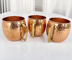 Mug en cuivre de haute qualité pour Moscow Mule, tasses en céramique - Product Image 3