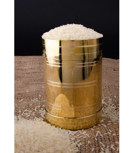Taza Medidora de Latón Puro a Precio Mayorista, Utensilio de Cocina para el Hogar, Taza Medidora de Arroz y Granos, Artesanía Hecha a Mano con Acabado Dorado - Product Image 5