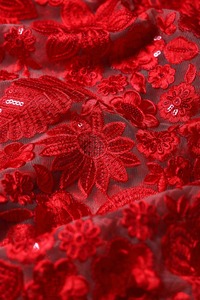 Pearl Embroidered <b>Sequin</b> Net Fabric Luxury Double Layer Gauze Lace <b>Material</b> for Wedding Dress Evening Wear Apparel - Product Image 6