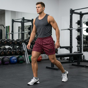 Men's <b>Plaid</b> Pattern Breathable Workout <b>Shorts</b> Quick Dry for Gym Training Running Fitness Bodybuilding and Outdoor Activities - Product Image 4
