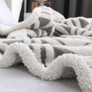 Sherpa Dual Sided <b>Couch</b> Sofa Bed Blanket Cozy Soft <b>Throw</b> <b>for</b> Women/Men 51x6' Grey Birthday Gifts Coral Fleece Blankets - Product Image 4