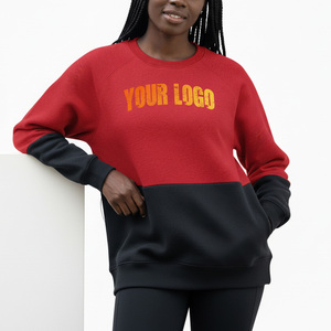 Sudadera de punto vintage para mujer, holgada, cuello redondo, jersey cálido de mezcla de algodón, manga larga, informal, lisa, con lentejuelas, estilo urbano - Product Image 2