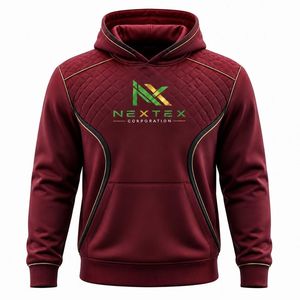 Sudadera con capucha de manga larga para hombre con bloques de color y bolsillo canguro - Product Image 4