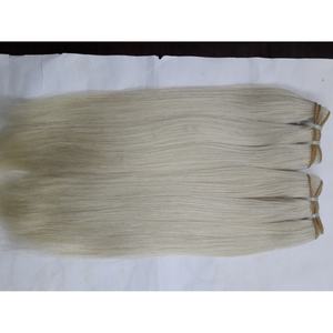 Extensiones de Cabello Humano Virgen de Primera Calidad, Cabello Indio, de 10 a 34 Pulgadas, Color Claro - Product Image 1