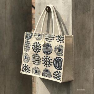 Sac en jute élégant et écologique, directement de l'usine, grande capacité et design résistant à l'eau pour les courses quotidiennes durables - Product Image 3