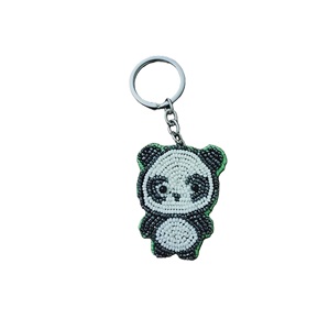 Friendly Handmade Glass Keychain Ornament Party Favor Christmas Tree Decoration Handmade Glass Ornament <b>Key</b> <b>Chain</b> - Product Image 1