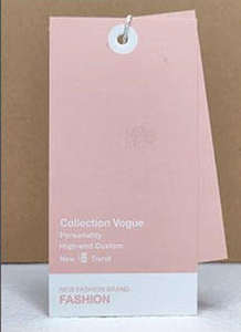 Etiquetas Colgantes de Papel Personalizadas con Impresión de Logotipo en Hilo para Marcas de Ropa - Product Image 2