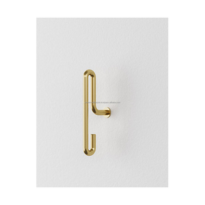 Crochets verticaux de décoration murale en métal noir de meilleure qualité faits à la main pour la maison l'ambiance de la salle de bain style de vie couloir suspendu - Product Image 3