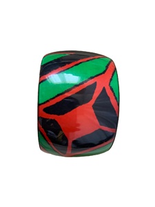 Hot Sale Luxury Indian Fashion Bangle Vintage Statement Large Brass <b>Bracelet</b> Green <b>Red</b> Abstract Resin Angel Chunky Lucky Charm - Product Image 5